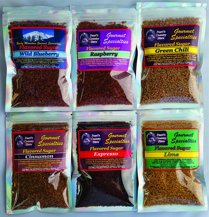 15 Flavored Sugars Samplers Gift Housewarming Gifts First House Gift