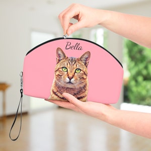 Custom Dog Mom Makeup Bag • Custom Dog Mom Accessory Pouch • Personalized Pet Cosmetic Pouch With Pet Photo • Dog Lover Gift • Dog Mom Gifts image 8