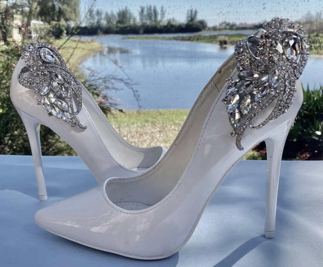 Shoe Clips, Bridal Shoe Clips, Wedding Shoe Clips, Crystal Shoe Clips