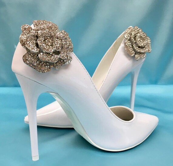 Wedding Bridal Rhinestone Shoe Accessory, Wedding Shoe Clips 
