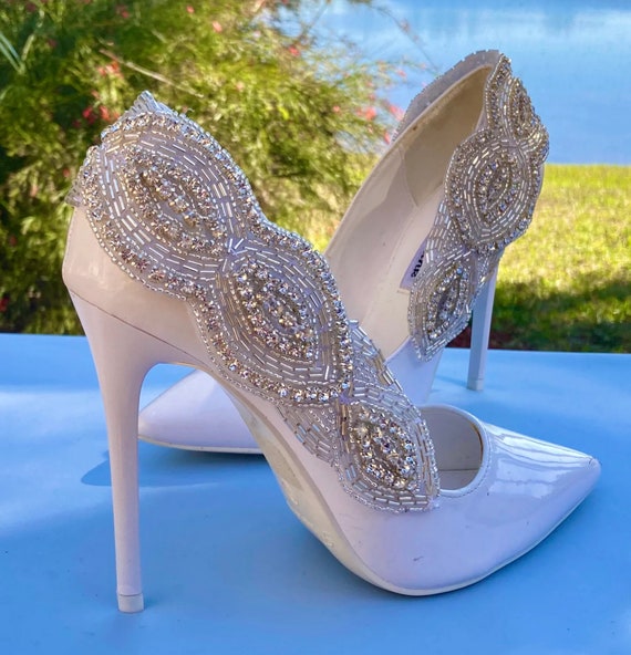 Wedding Bridal Rhinestone Shoe Accessory, Wedding Shoe Clips 