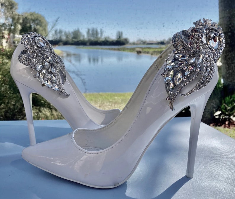 Shoe Clips Bridal Shoe Clips Wedding Shoe Clips Crystal - Etsy