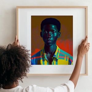Vintage African American Wall Art | Vintage 70&#39;s print | Digital Download | Extra Large Printable Wall Art | Limited 100 Downloads