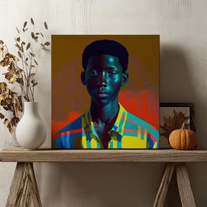 Vintage African American Portrait Art Print (Digital Download)