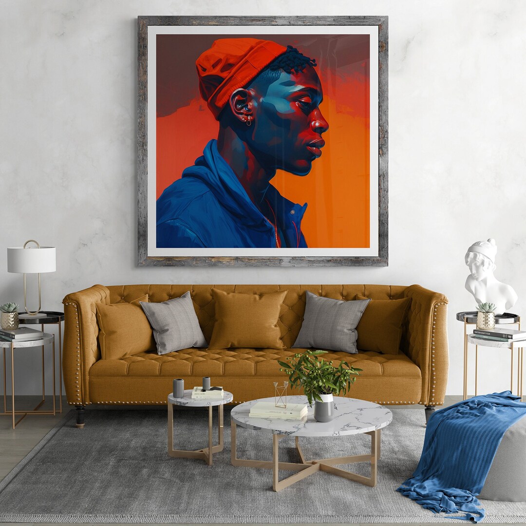 Black Art | Living Room Wall Decor | African American Digital Download ...