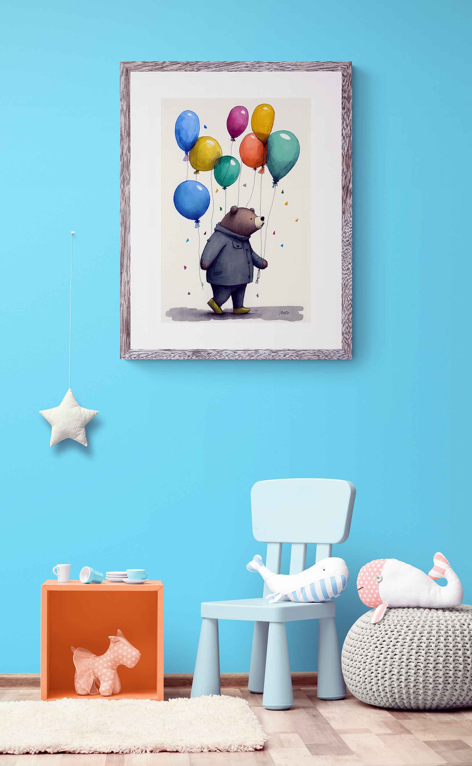 Kids Room Decor Kids Room Wall Art Animal Wall Art Kids Room Wall Art