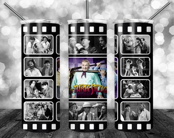 Stooges - (2 Designs) Curly - Larry - Mo - Movie Collection - 20oz Tumbler - Tumbler