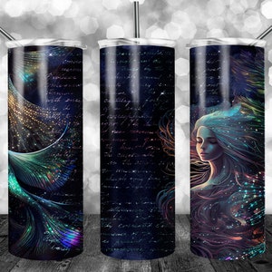 Mermaid - (4 Designs) - Siren - Celestial - Fantasy - Tumbler - 20oz Tumbler