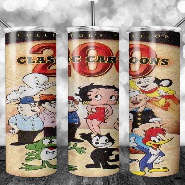 Cartoons - Classic - 20oz Tumbler - Tumbler - 1940s - 1950s - 1960s