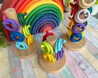 Wooden SORTING TREE Toys. Montessori
