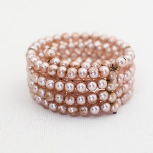 Vintage Multi Layered Bronze Pearls - T8