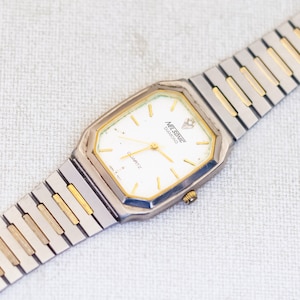 7 inch, Vintage Geometric Rectangular Watch by Nel Sonic - T25