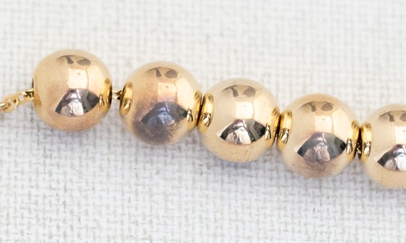 Vintage Golden Pearls Elegant Beaded Bracelet 8 i… - image 3