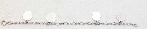 7 inch, Vintage Sterling Silver Name Charms Styli… - image 3