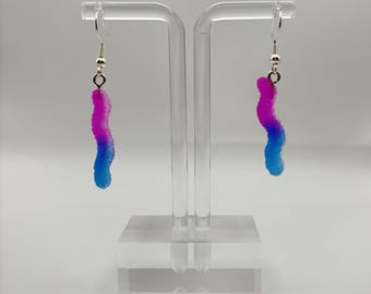 Gummy Worm Earrings