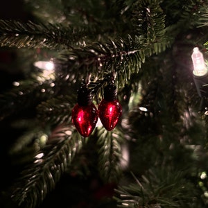 Christmas Light Earrings