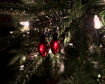 Christmas Light Earrings