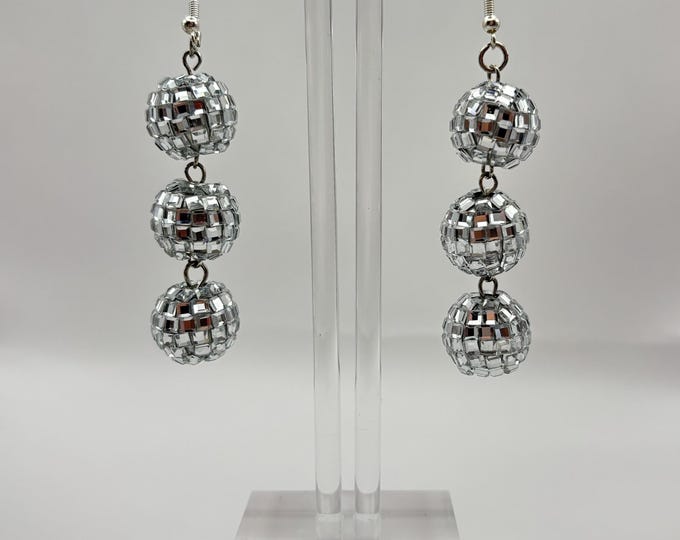 Mini Disco Ball Earrings