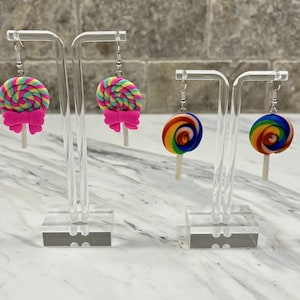 Mini Lollipop Earrings - Etsy