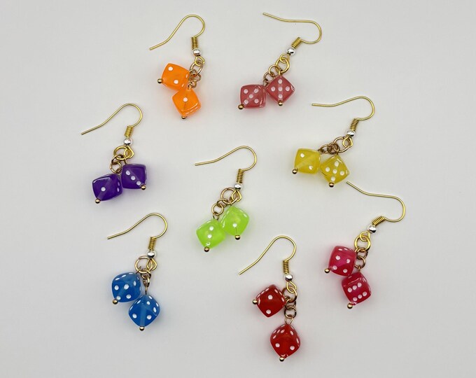 Mini Dice Earrings