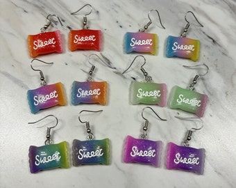 Candy Wrapper Earrings