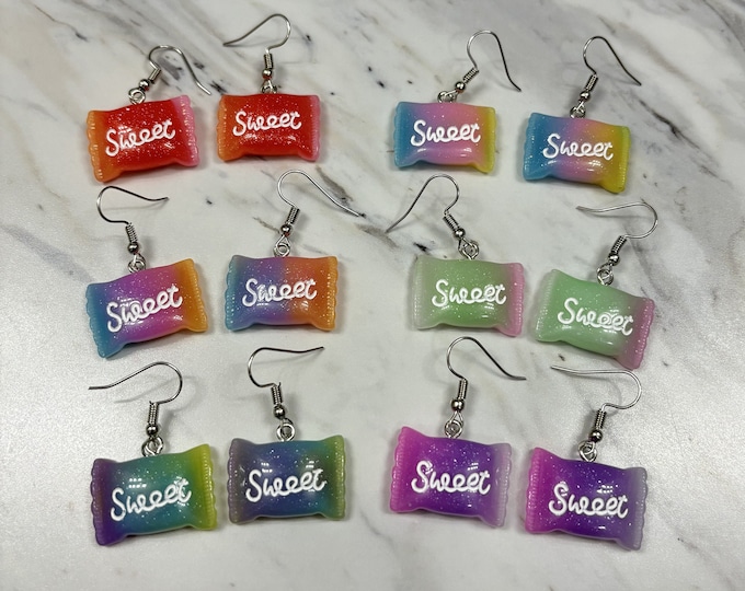 Candy Wrapper Earrings