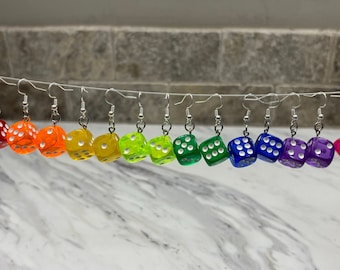 Dice Dangle Earrings