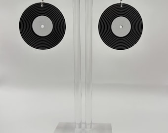 Jumbo Record Earrings