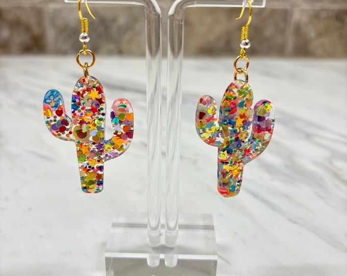 Colorful Cacti Earrings