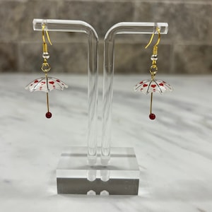 Gold Umbrella Earrings