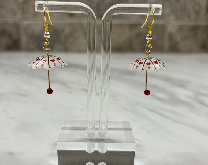 Gold Umbrella Earrings