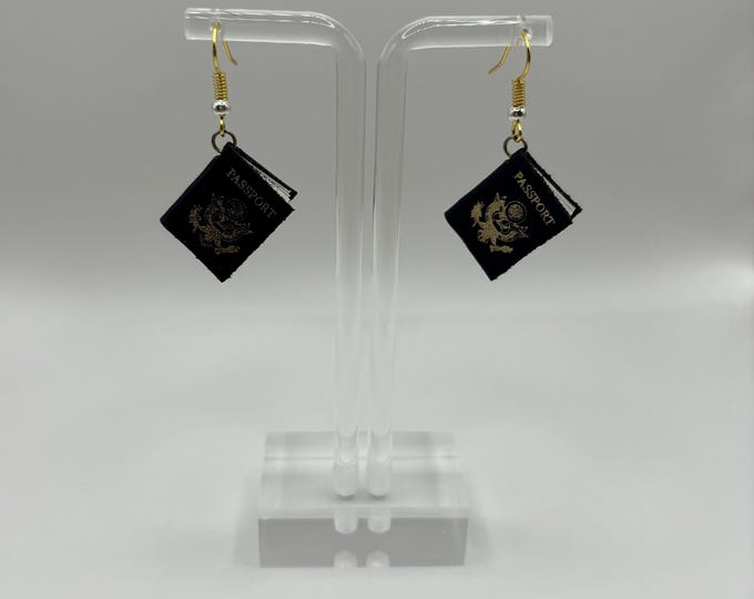 Passport Earrings