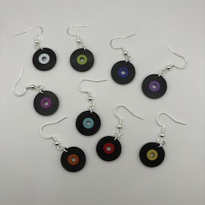 Record Earrings