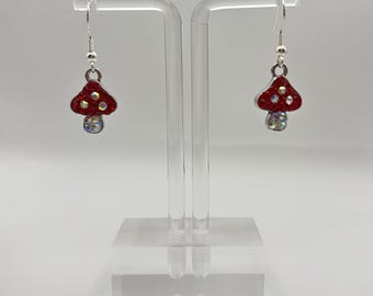 Mini Mushroom Earrings