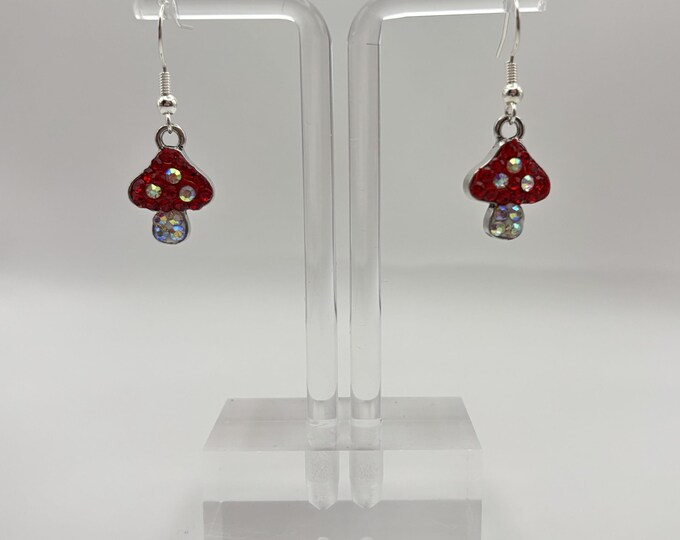 Mini Mushroom Earrings
