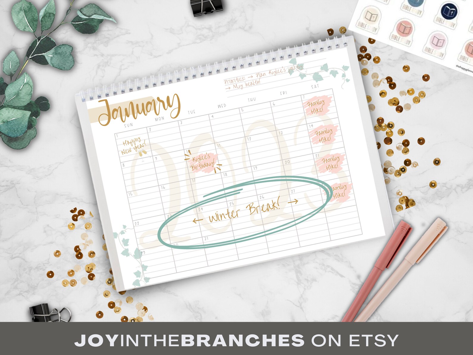 July 2022 December 2023 Printable Calendar Minimalist Etsy