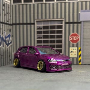 Custom Matchbox 2021 Volkswagen Golf GTE - Volkswagen Keychain - GTI Keychain - Mattel - Volkswagen - Diecast Volkswagen - Custom Hot Wheels
