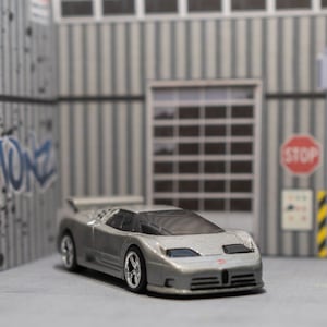 Custom Hot Wheels Bugatti EB110 SS