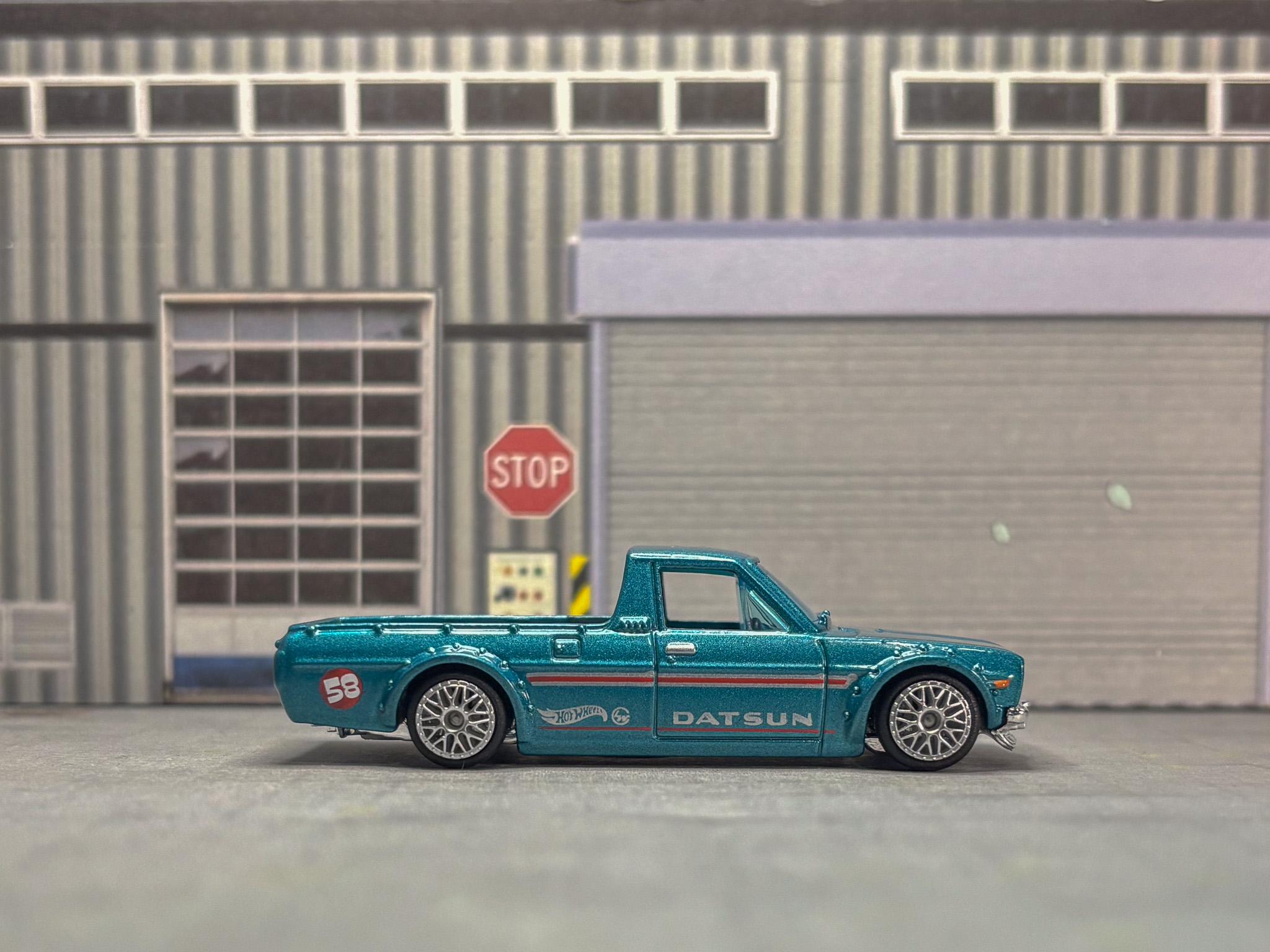 Custom Hot Wheels 1975 Datsun Sunny Truck B120 | JDM Mini Truck