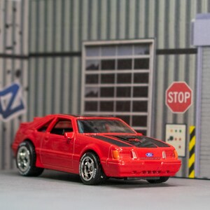 Custom Hot Wheels: 1984 Ford Mustang SVO - Red Drag Racer
