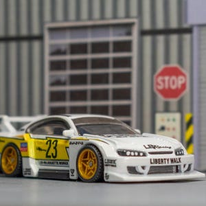 Liberty Walk 6スポークホイールSilvia S15 ゴールド Hot Wheels Liberty Walk LBWK gold Silhouette Nissan Silvia