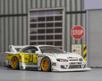 ホットウィールバティウォークibertywalk hotwheelschase Hot Wheels LB-ER34 Liberty Walk Nissan Skyline Mountain Drifters