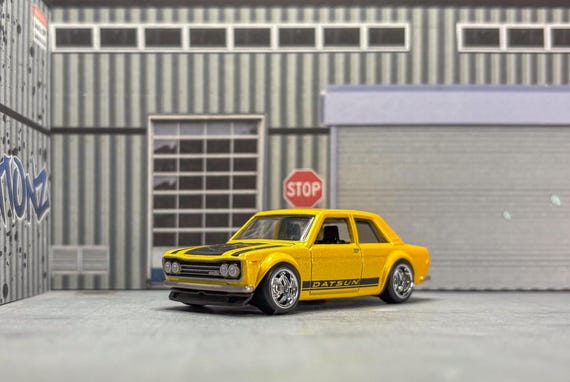 Custom Hot Wheels Datsun 510 | JDM Diecast Restomod - Etsy