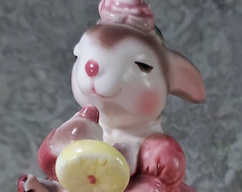 Precious Moments Made for Avon Ready For An Avon Day Girl Bunny Figurine