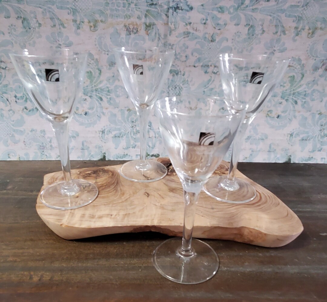 Luigi Bormioli Light & Music Crystal Cordial Liqueur Glasses Etsy