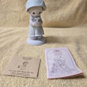 Precious Moments His Love Will Shine on You 1989 Commemorative Vintage NIB