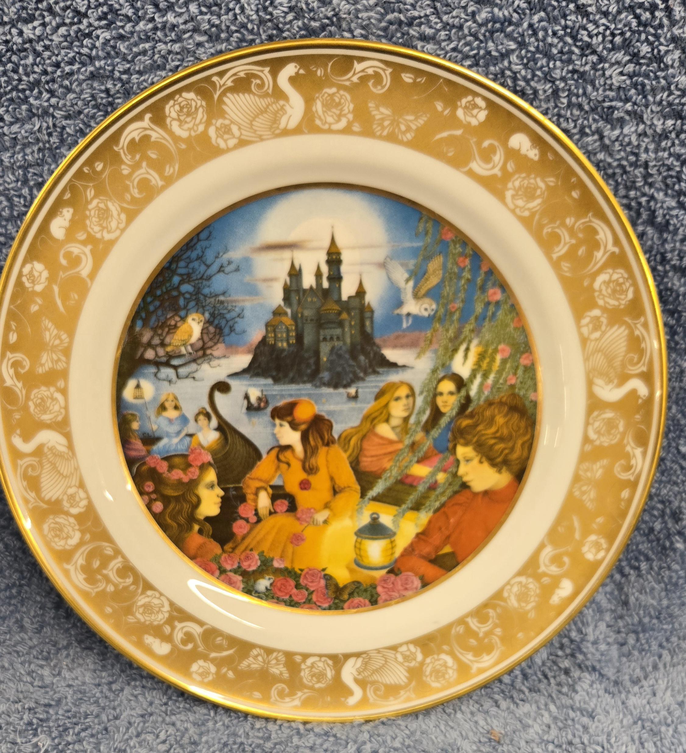 Franklin Porcelain Plates - Etsy
