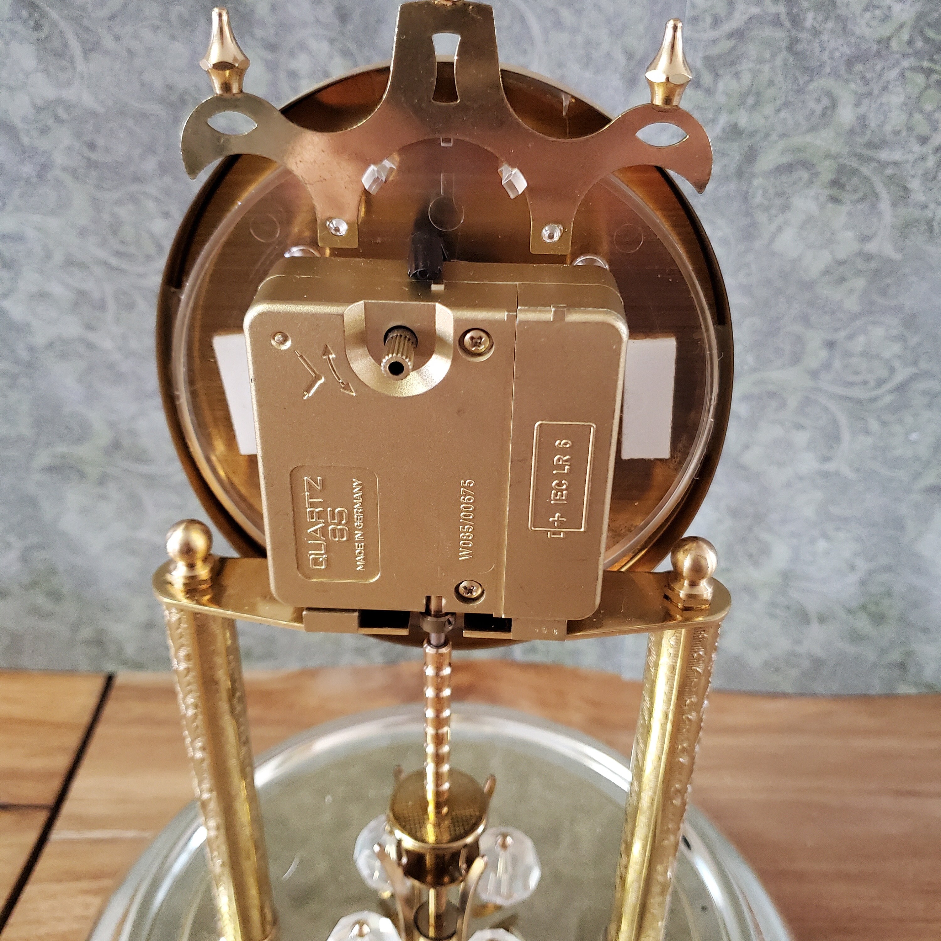 Concordia Anniversary Clock Germany QUARTZ 85 Modelw085/00675 Vintage