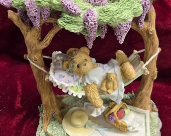 Cherished Teddies CT0033 Sophie Membears 2003 Only Figurine Boxed Wisteria