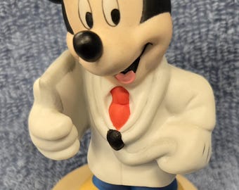 Disney Mickey Mouse Ceramic Sorcerer's Apprentice Fantasia Figurine 4.5"